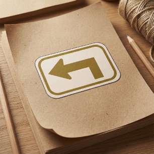 Stickers Flèche Brown gauche