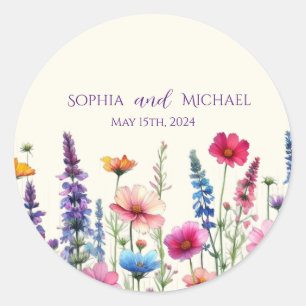 Stickers fleur sauvage Symphonie de mariage