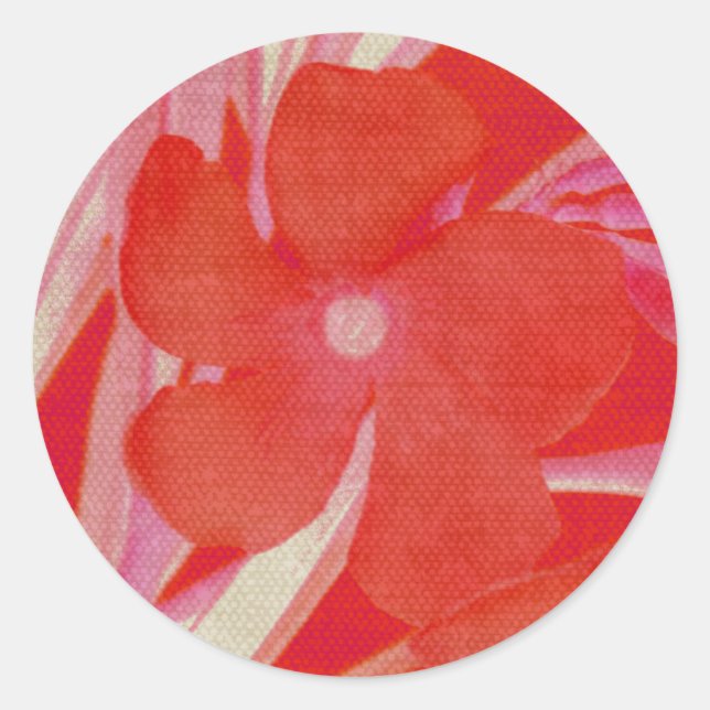 Stickers Fleurs rouges (Devant)
