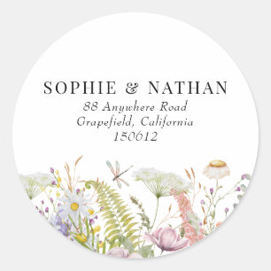 Stickers Fleurs sauvages Mariages de printemps