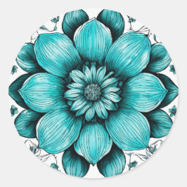 Stickers floraux élégants