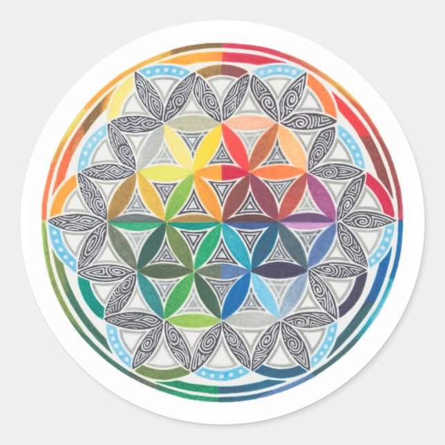 Stickers Flower of Life (Devant)