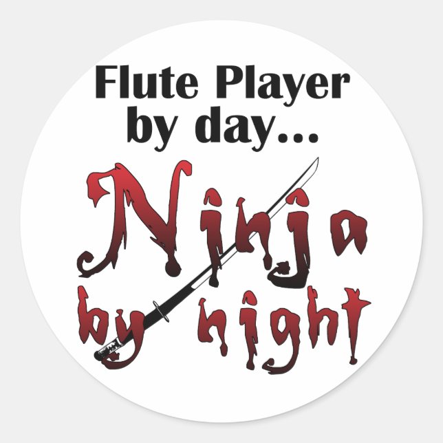 Stickers Flute Ninja (Devant)