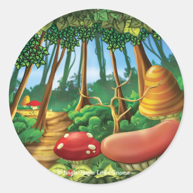 Stickers Forêt de Jingle Jingle Little Gnome (Devant)