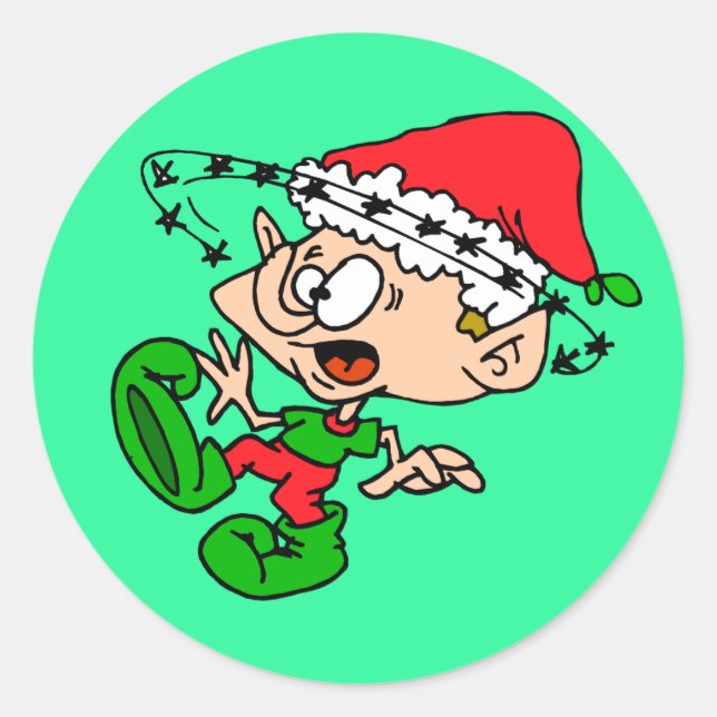 Stickers Fous Elf Holiday (Devant)