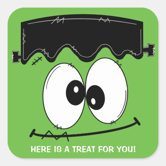 Stickers Frankenstein Halloween, Halloween (Devant)