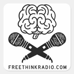 Stickers FreeThinkRadio Brainbones