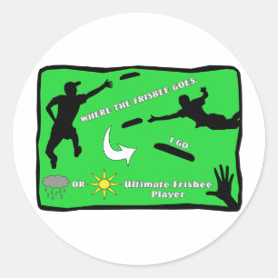 Stickers Frisbee Ultimate
