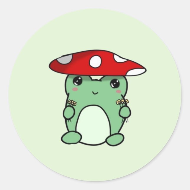 Stickers Froggy Champignons (Devant)