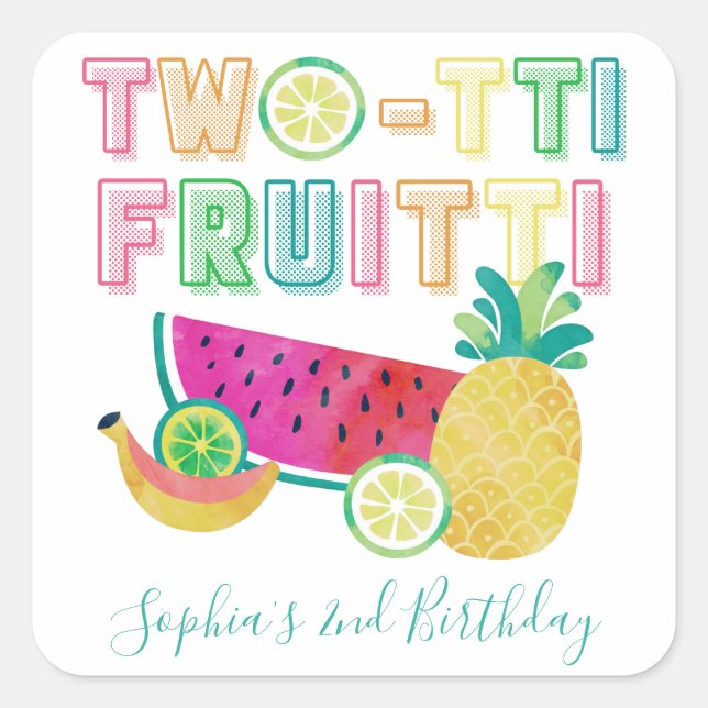 Stickers Frutti Favoriser à deux tti (Devant)