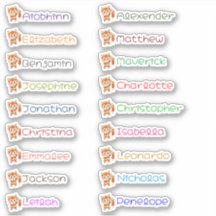 Stickers für niedliche Drachen mit benutzerdefinie