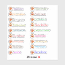 Stickers für niedliche Drachen mit benutzerdefinie