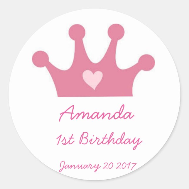 stickers für Tätigkeit der Prinzessin (Vorderseite)