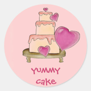 Stickers Gâteau Yummy