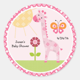 Stickers Giraffe Safari Sunny / Topkapi Cupcake