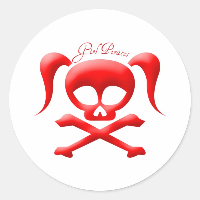 Stickers Girl Pirates (Devant)