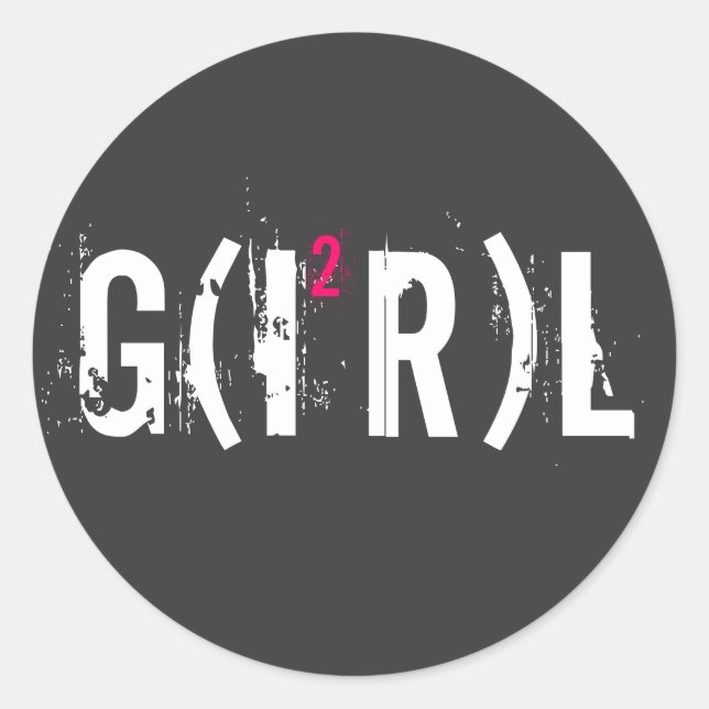 Stickers Girl Power (Devant)