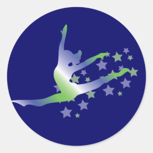 Stickers Girls Gymnastique