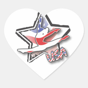 Stickers Girls Gymnastique