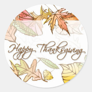 Stickers - glückliche Erntedankend Herbstleaves 2