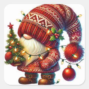 Stickers Gnome de Noël