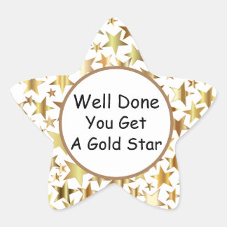 Stickers Gold Star