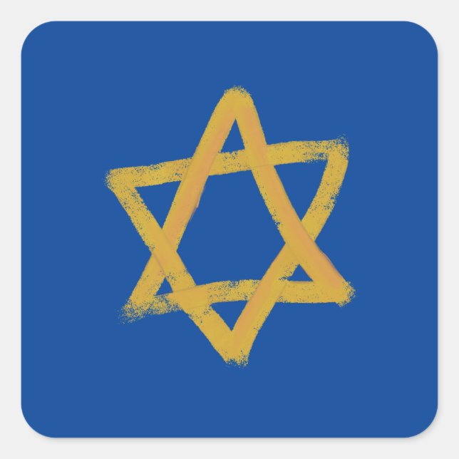 Stickers Gold Star de David (Devant)