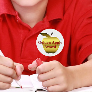 Stickers Golden Apple Award de l'enseignant