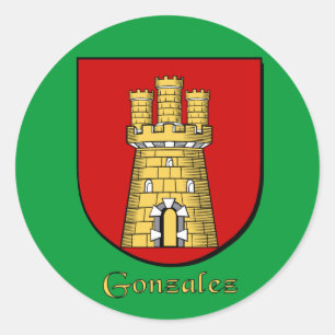 Stickers Gonzalez Family Shield
