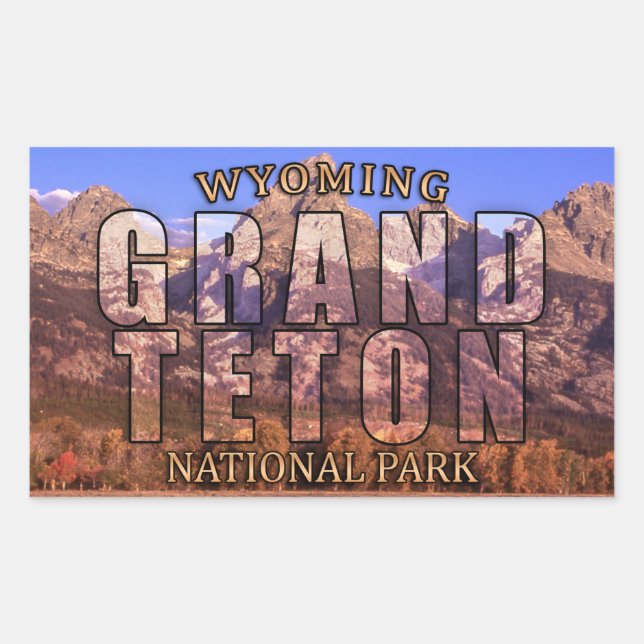 Stickers Grand Teton National Park (Devant)