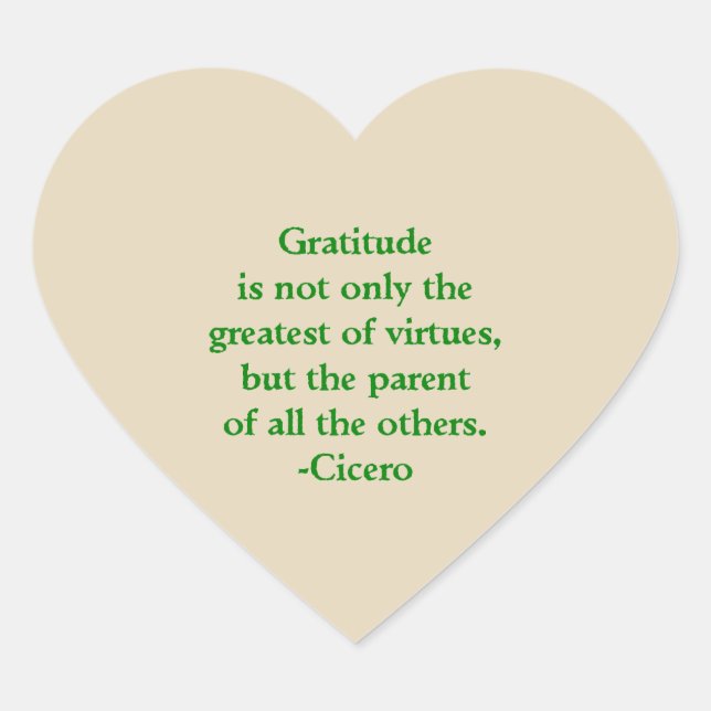 Stickers Gratitude (Devant)
