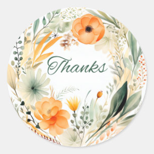 Stickers Gratuit Flore Ronde Classique