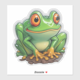 Stickers Grenouille où l'art rencontre les amphibi