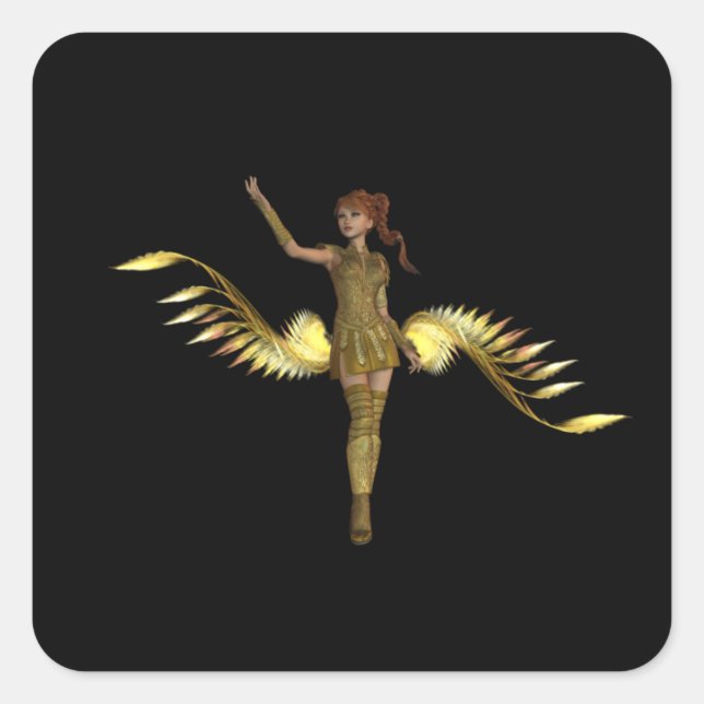 Stickers Guerrier Girl (Devant)