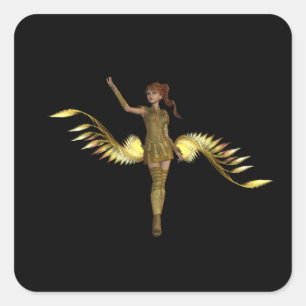 Stickers Guerrier Girl