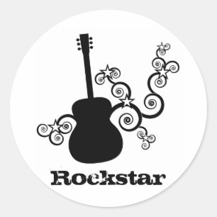 Stickers Guitare Rockstar