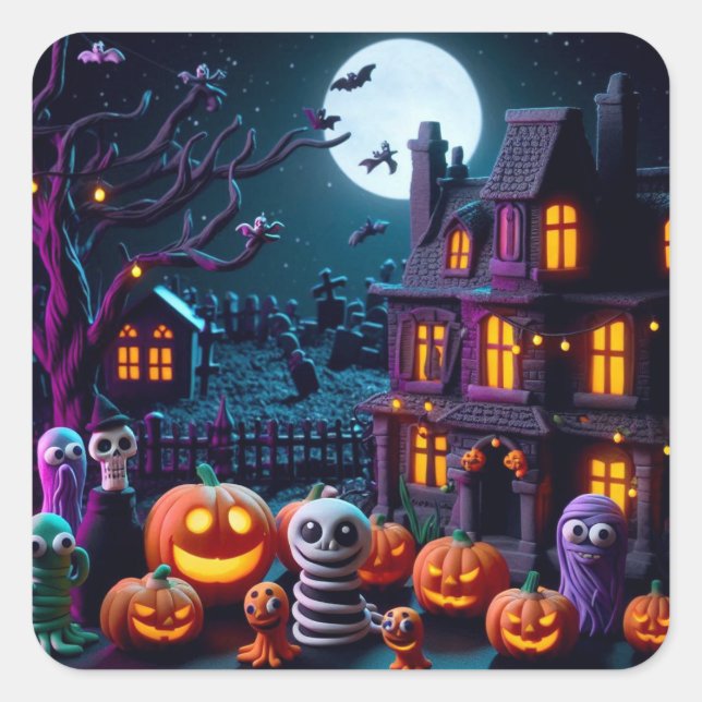 Stickers Halloween : Claymation Fun (Devant)