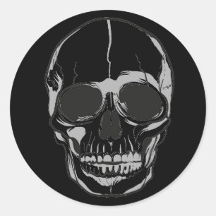 Stickers Halloween-Crâne