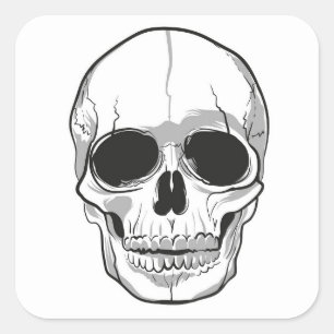 Stickers Halloween-Crâne