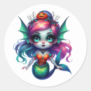 Stickers Halloween de sirène