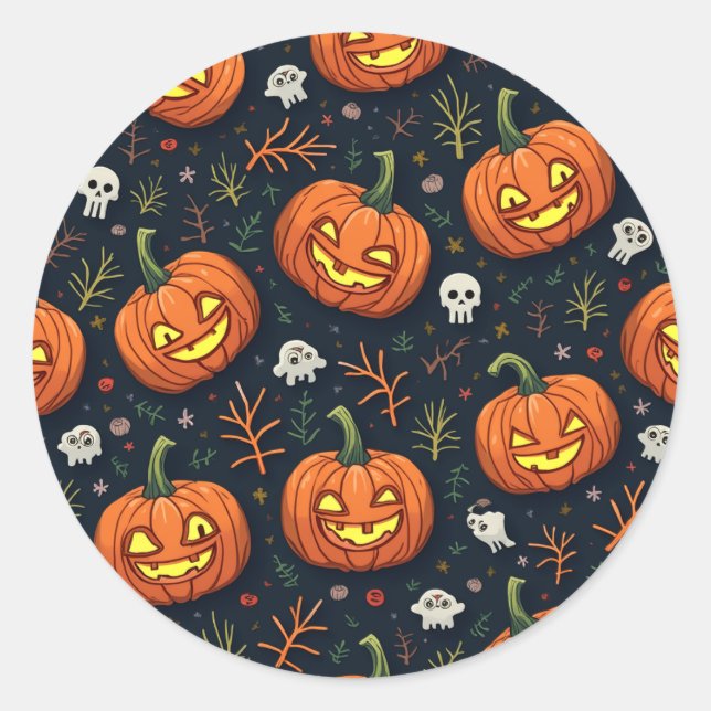 Stickers Halloween & Étiquettes (Devant)
