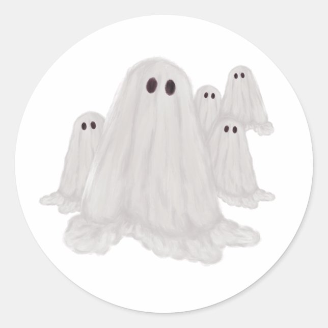 Stickers Halloween fantômes (Devant)