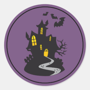 Stickers Halloween Haunted House