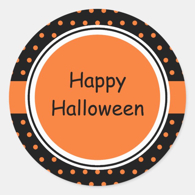 Stickers Halloween heureux (Devant)