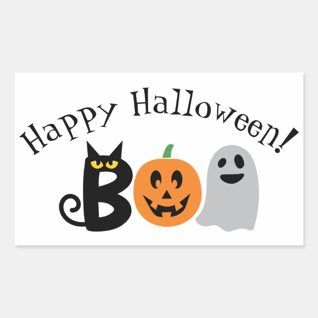 Stickers Halloween heureux (Devant)
