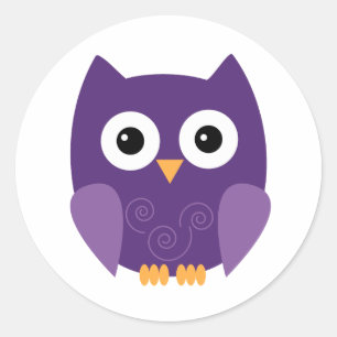 Stickers Halloween hibou