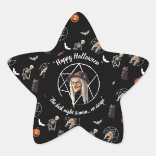 🕷️ Stickers Halloween sorcière Éffrayante 🎃 👻 n