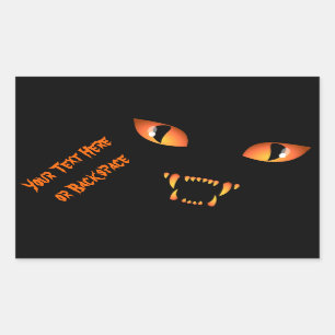 Stickers Halloween Sticker Éffrayant personnalisé