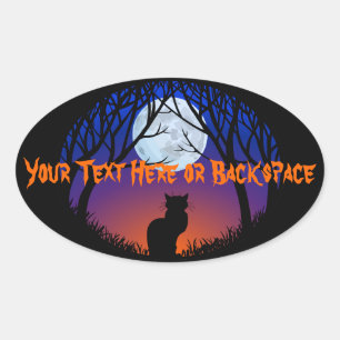 Stickers Halloween Sticker Éffrayant personnalisé