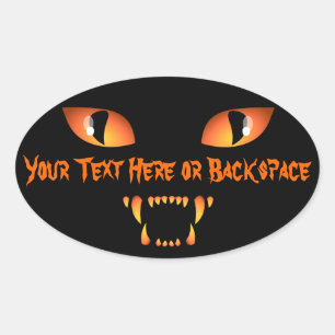Stickers Halloween Sticker Éffrayant personnalisé